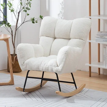 Скандинавская ткань для отдыха, Спинка стульев для гостиной, Мебель для гостиной, Домашнее кресло-качалка, Ленивый Односпальный диван, Дизайнерское кресло с откидной спинкой