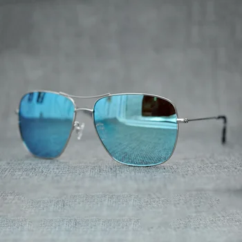 Солнцезащитные очки из сплава с памятью и ацетата нового стиля 2022 года, модные квадратные отражающие солнечные очки для мужчин