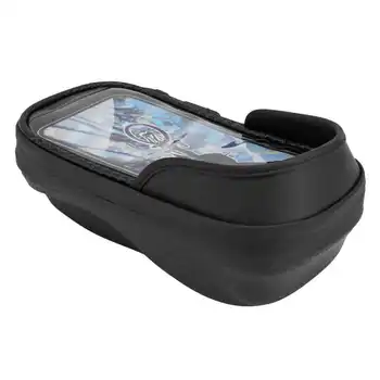 Сумка для велосипедного телефона Высокочувствительная водонепроницаемая сумка для велосипедного телефона на руль для очков для верховой езды