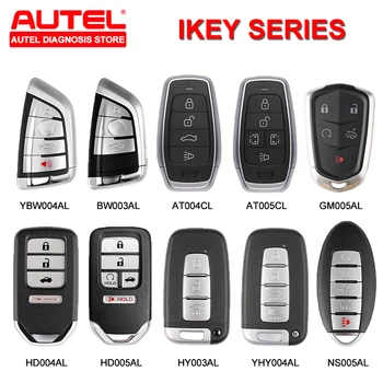 Универсальные программируемые смарт-ключи Autel IKEY для 700 автомобилей BMW, Hyundai, Nissan, Chryslers, Ford, Honda, General Motors