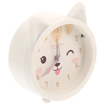 Часы-будильник Детский Ночной Зайчик Для путешествий Милый столик Настольные Часы с котенком Rainbow Girl Портативный 12-секундный Возраст для спальни Прекрасный Эстетический вид