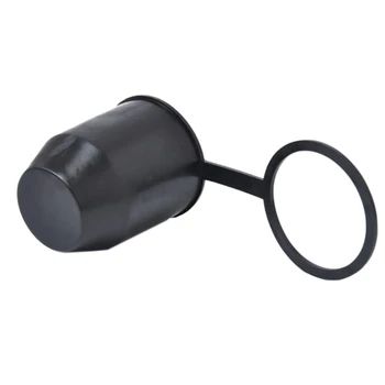 Черный шаровой фаркоп нажимного типа, крышка для защиты прицепа от буксировки автомобиля, EIG88 Подходит для прицепа на колесах