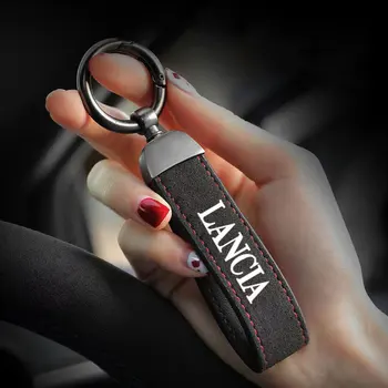 Чехол для ключей с декоративной пряжкой, ремешок для ключей, подвешенный на поясе, для Автомобильных Аксессуаров Lancia ypsilon delta musa nera thema STRATOS Y Phedra